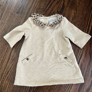 Janie and Jack leopard collar dress